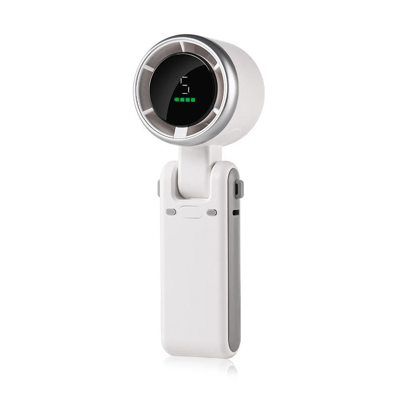 Mini Wearable Neck Fan with Turbo Cooling & LED Display