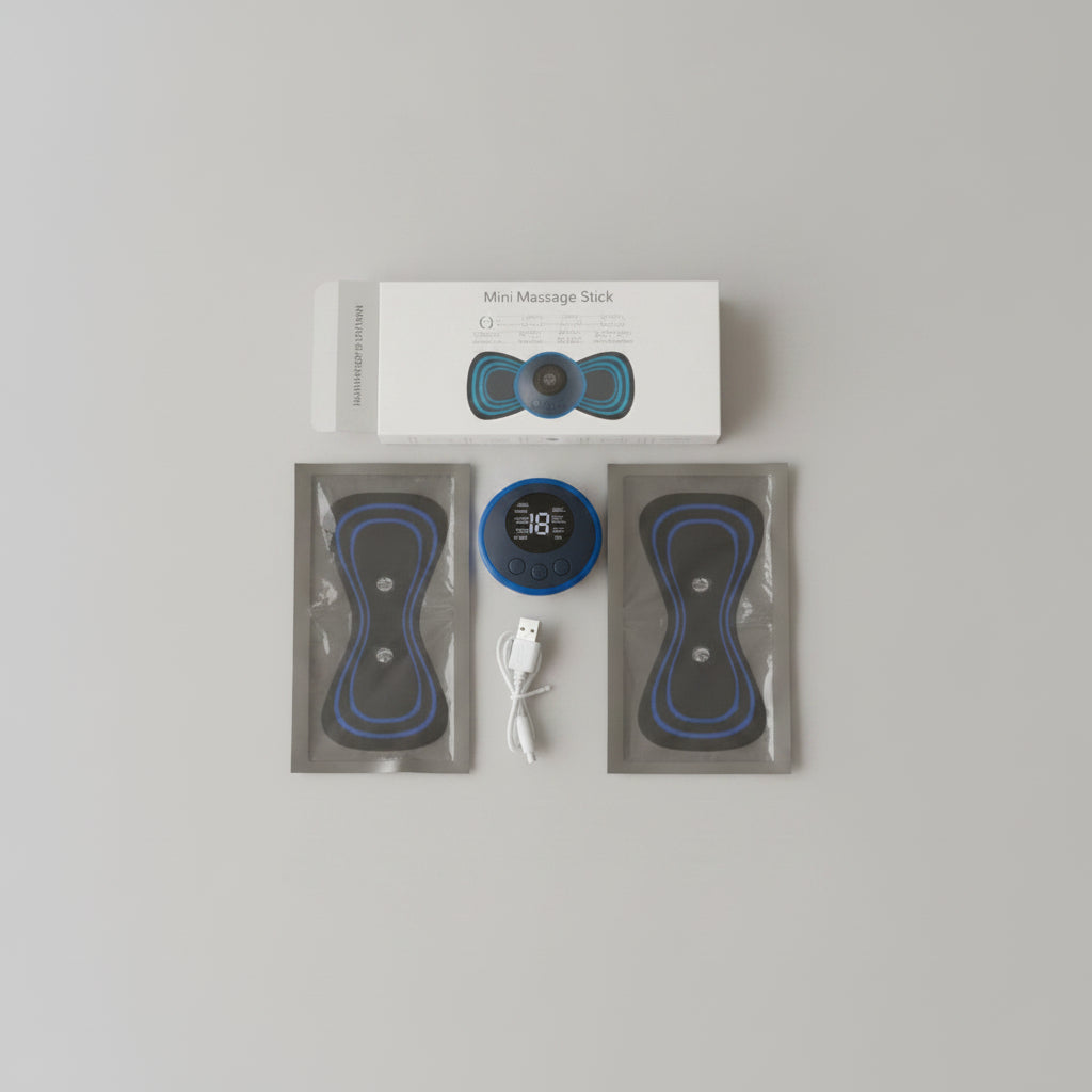 Smart Mini Neck Massager Stick – 8-Mode Portable Relief