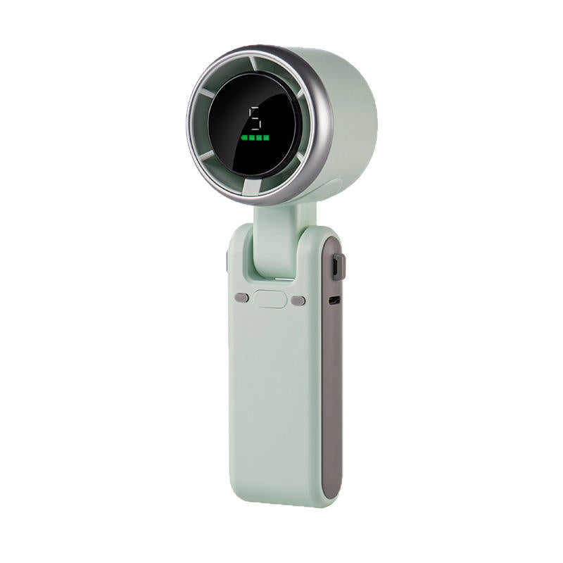 Mini Wearable Neck Fan with Turbo Cooling & LED Display
